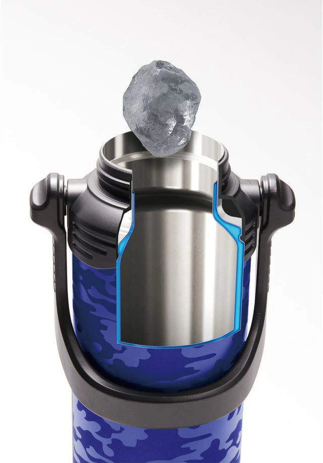 ポータブルジャグST 3.0L PJZ-30 ブラック 保冷専用 大容量 スポーツ 部活 中学生 高校生 アウトドア 水筒 直飲み ステンレス魔法瓶