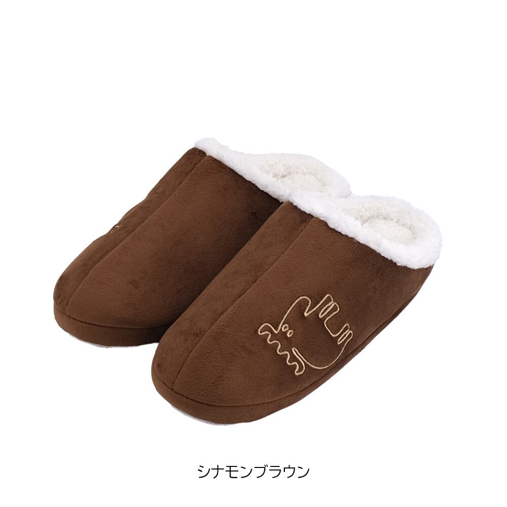 mozモズ ボアルームシューズ Sサイズ 北欧 スウェーデン ブランド エルク スリッパ ルームシューズ あったか もこもこ ムートン風 夫婦 親子 家族 お揃い