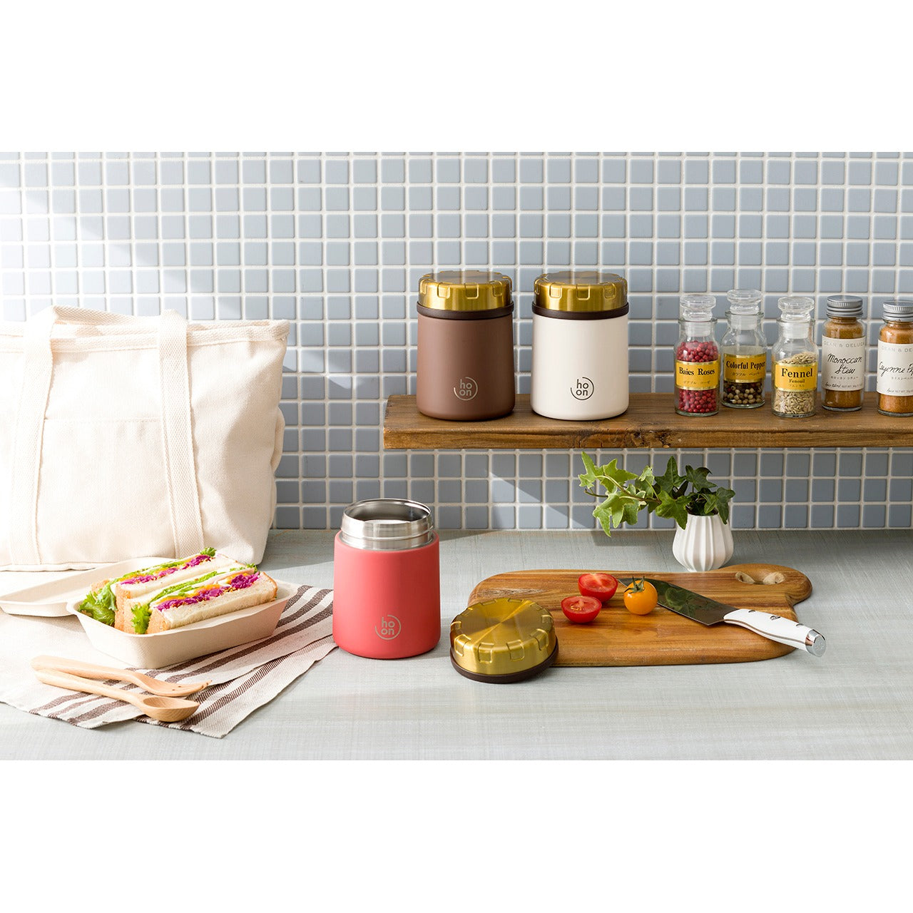 クラウンジャー 350ml オレンジレッド JCW-35(OR)【おしゃれ かわいい お弁当箱 王冠型 女子に人気 大人女子向け デザート サラダケース スープジャ― 容器 ステンレス まほうびん 魔法瓶】