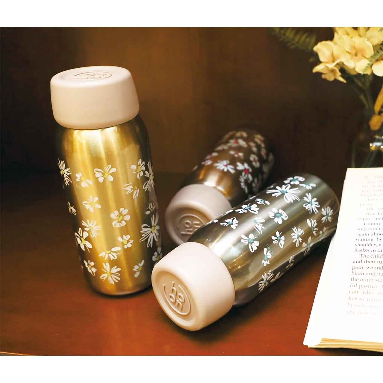 【アウトレット 化粧箱不良】アートボトル 400ml イエロー BAA-40(YE)【おしゃれ かわいい マイボトル 女子に人気 大人女子向け 花柄 メタルカラー フラワー コンパクト 水筒 ステンレス まほうびん 魔法瓶】 (コピー)