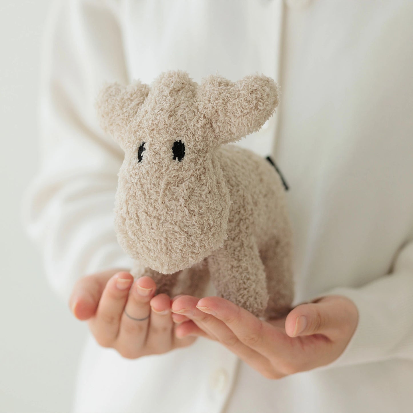 moz/モズ ふわもこ ぬいぐるみ ミニ 【かわいい エルク もちもち ふわふわ パステルカラー 抱っこ 癒し ほっこり】