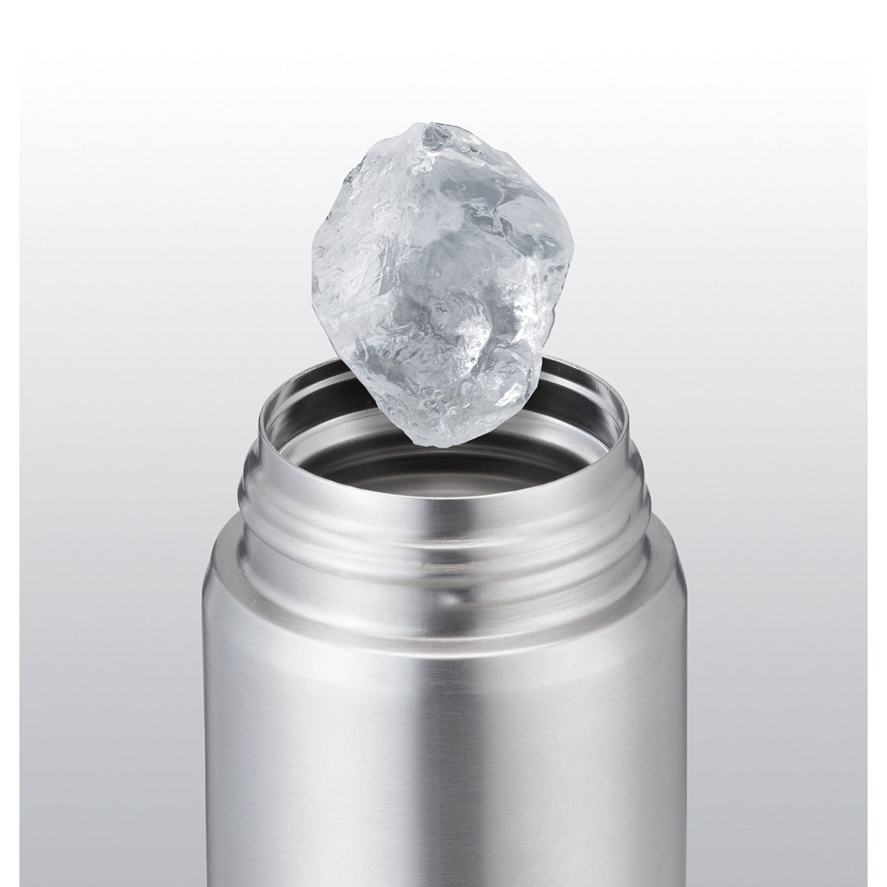 ステンレスマグボトル 350ml シャンパングレー MBS-350(CG)【水筒 ステンレス ワンタッチ 軽量 携帯ボトル マイボトル まほうびん 魔法瓶】