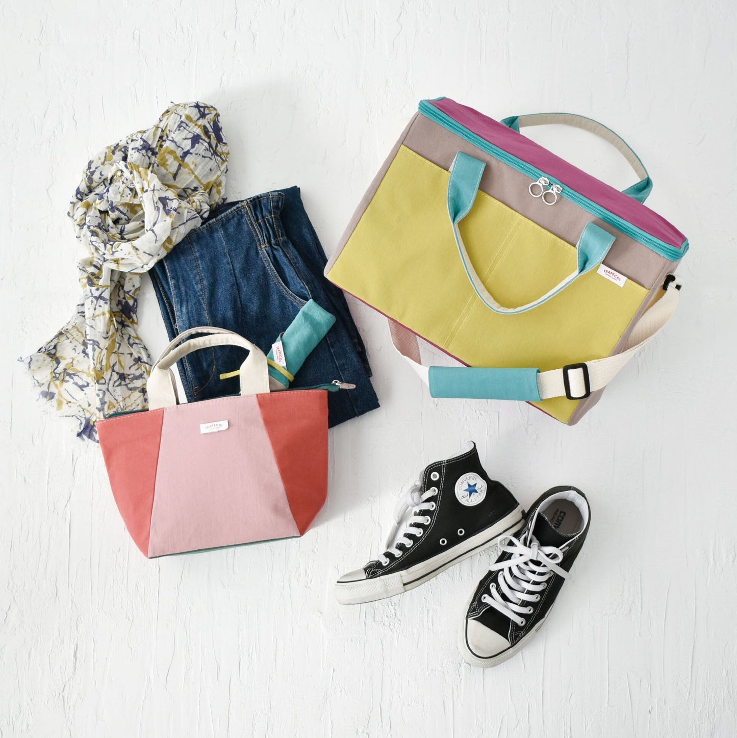 【送料無料】TRAPECOL LEISURE BAG レジャーバッグ A627【現代百貨 アウトドア ピクニック バーベキュー お花見 遠足 レジャー キャンプ 保温 保冷 パステルカラー 大容量 ナチュラル おしゃれ 万能】