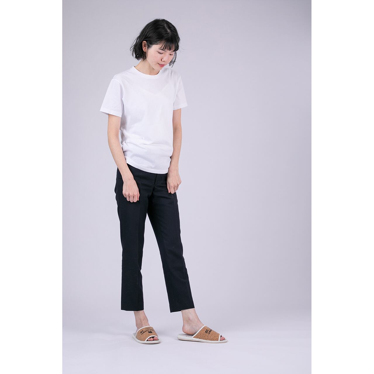 moz/モズ コルクスリッパ Mサイズ【北欧 モズ スウェーデン ブランド エルク ヘラジカ シンプル おしゃれ ユニセックス 普段使い お揃い ペア 家族 夫婦 カップル 水洗いOK 日用品 夏 素足 さらさら 快適 夏用 春用】