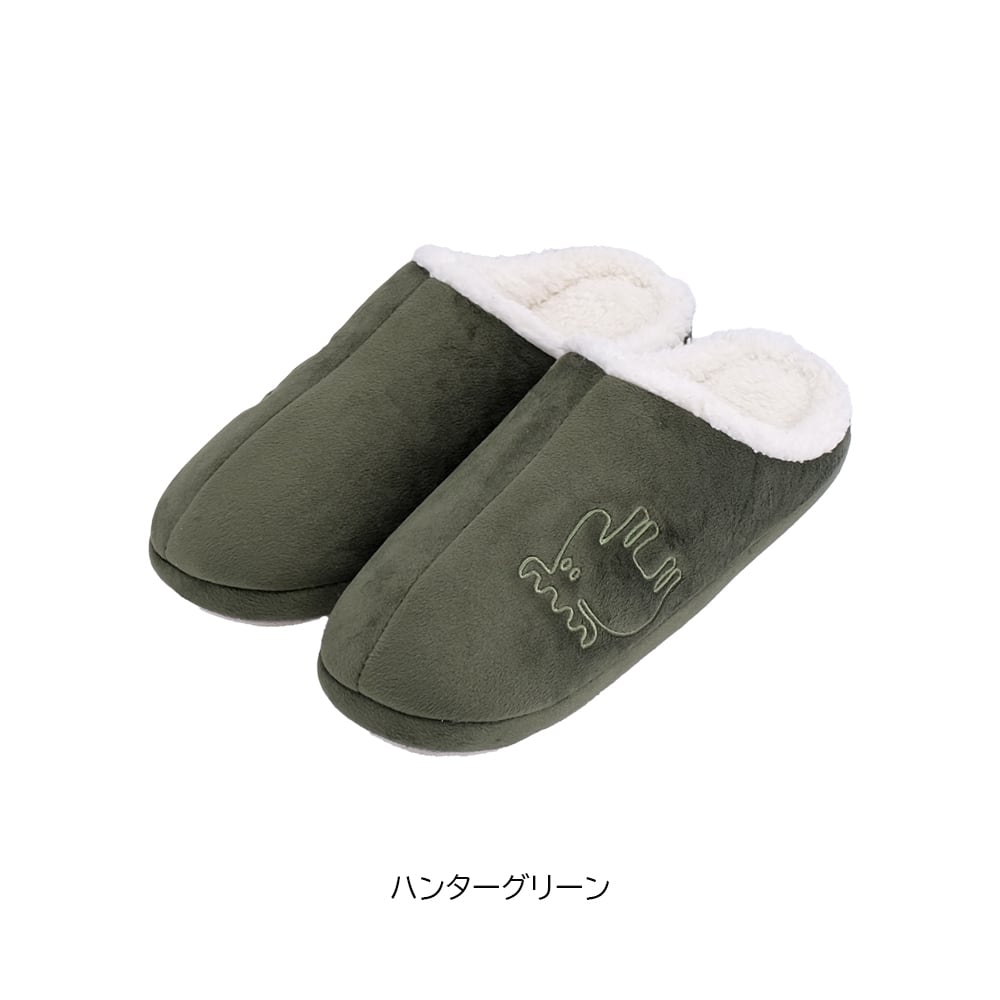 mozモズ ボアルームシューズ Sサイズ 北欧 スウェーデン ブランド エルク スリッパ ルームシューズ あったか もこもこ ムートン風 夫婦 親子 家族 お揃い