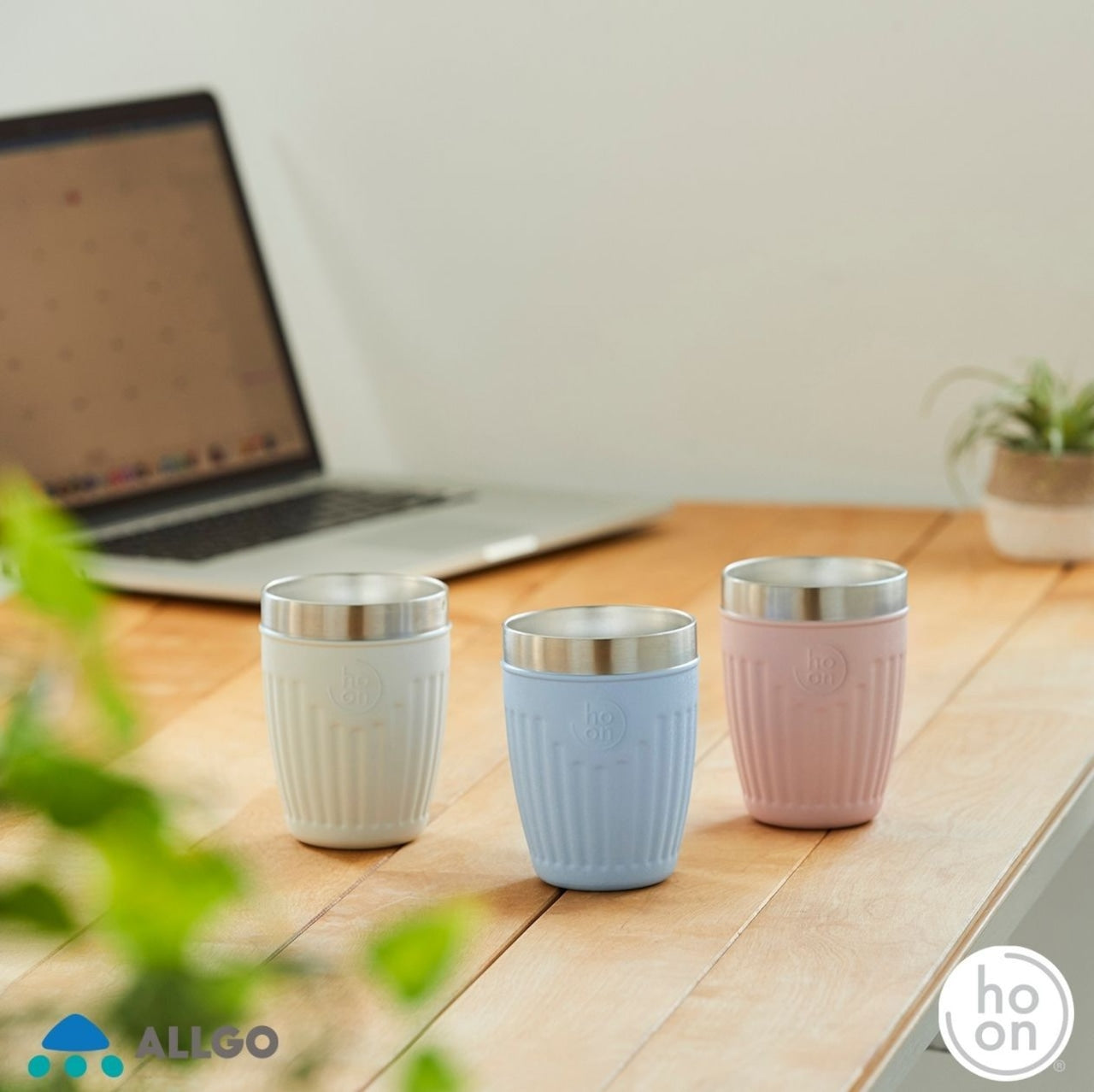 ロータスタンブラー 400ml ホワイト TBL-40(W)【おしゃれ かわいい 実用的 女子に人気 大人女子向け 素焼き 軽量 コップ 保温 保冷 軽量 使いやすい 洗いやすい ステンレス まほうびん 魔法瓶】