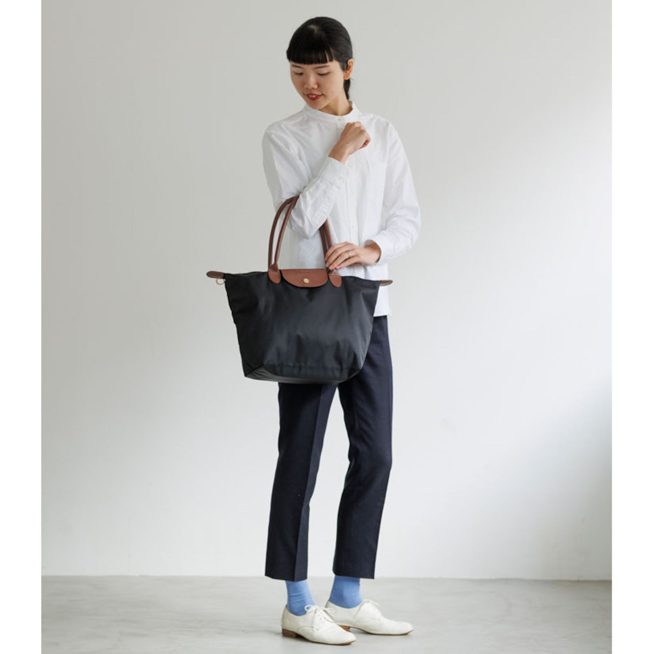 【送料無料】moz/モズ 折りたたみトート M【北欧 モズ スウェーデン ブランド エルク ヘラジカ シンプル カジュアルバッグ お散歩 刺しゅう入り ショルダーバッグ デイリー 日常使い 上品】