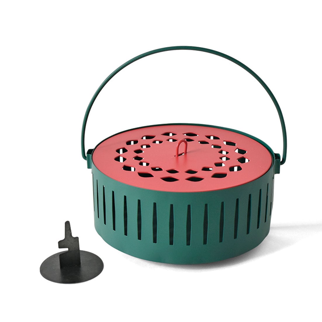 夏野菜 蚊遣り箱 スイカ A550【現代百貨 アウトドア ピクニック バーベキュー お花見 遠足 レジャー キャンプ 蚊取り線香入れ 蚊取り線香ホルダー 蚊取り線香立て 蚊取り器 虫除け おしゃれ かわいい 夏 すいか】