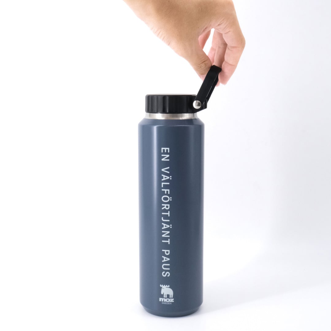 moz/モズ ステンレスボトル ハンドル付 L 710ml【北欧 ステンレスボトル スポーツボトル 保温 保冷 マイボトル エコ 水筒 ユニセックス シンプル ギフト プレゼント】