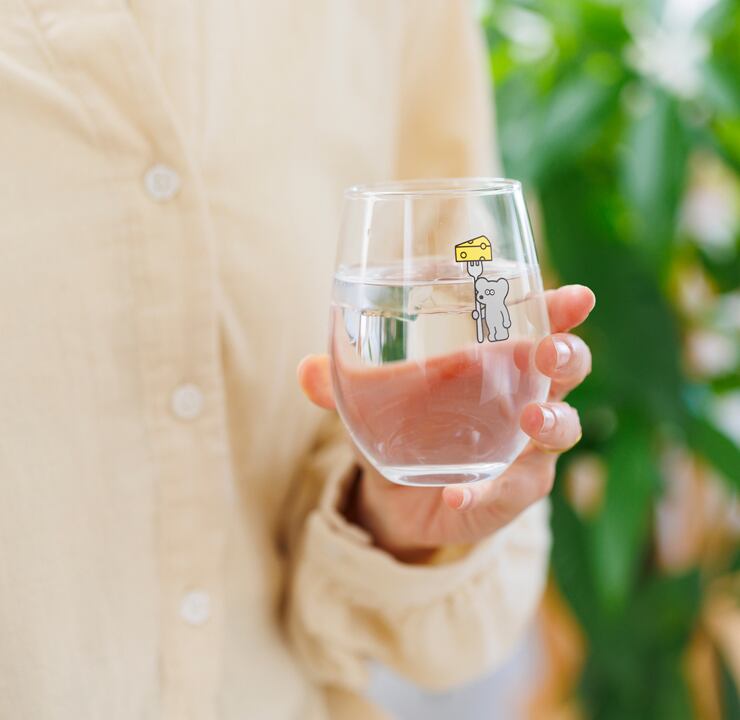 ANDY/アンディ ANDY テイストタンブラー【ねずみのANDY 親子 かわいい 松本セイジ コップ ガラス ガラスコップ 325ml 325cc おしゃれ かわいい カップ グラス 食器 ガラス食器 日本製 国産 ギフト プレゼント】