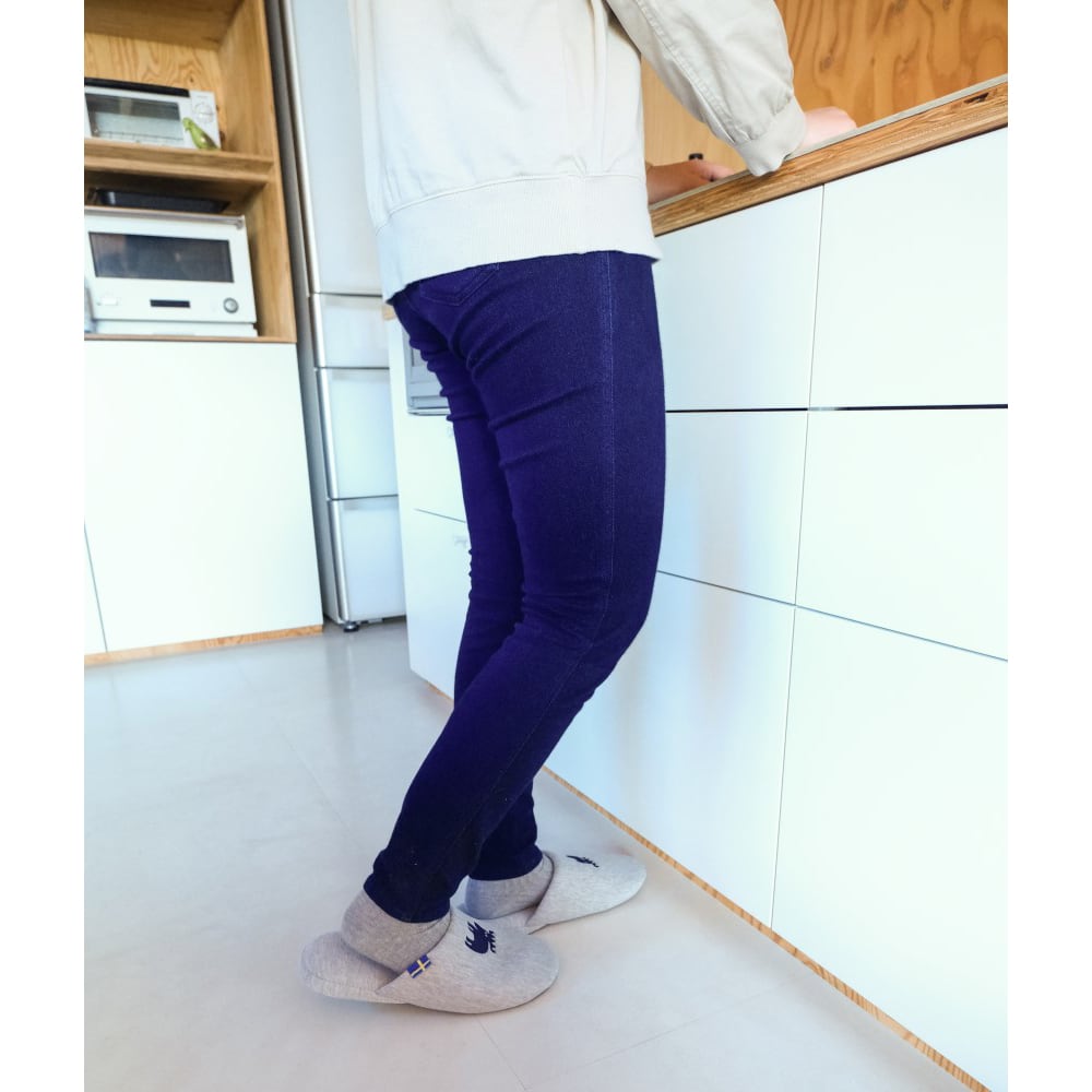 moz/モズ 環境に配慮した ニット スリッパ LL 【ルームシューズ 室内 洗える おしゃれ 北欧 水洗い 来客用 レディース メンズ 大きい 大きめ 低反発 滑り止め ギフト プレゼント】