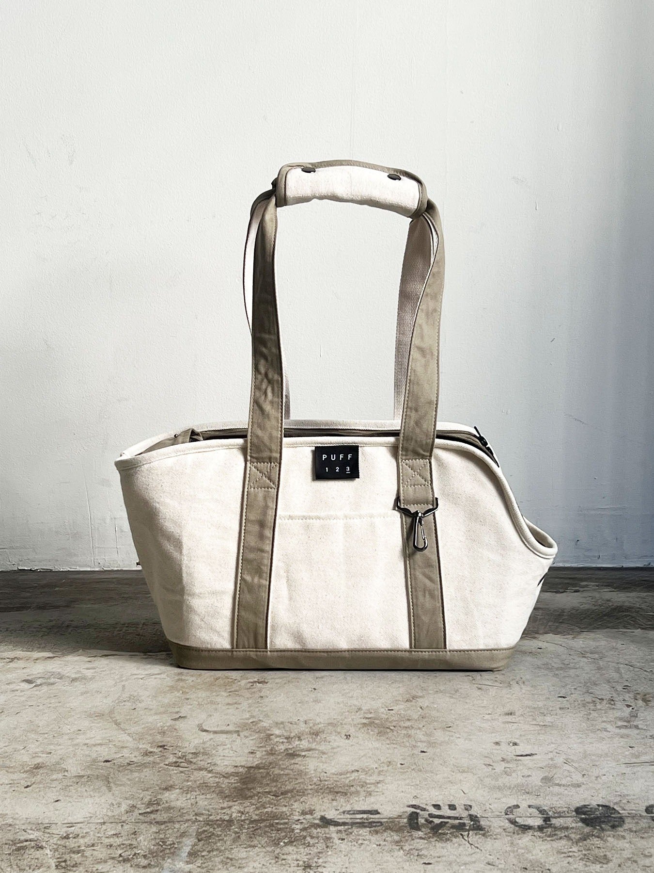 【送料無料】pet carry canvas tote L【ペット用 キャリーバッグ トートバッグ 軽量 おしゃれ 人気 多機能 キャンバス カジュアル】