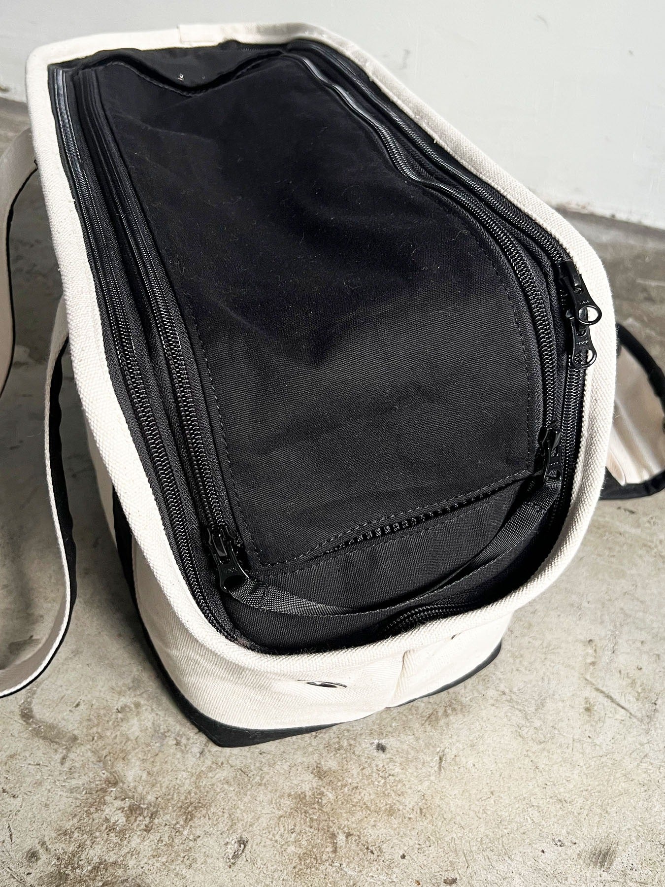 【送料無料】pet carry canvas tote L【ペット用 キャリーバッグ トートバッグ 軽量 おしゃれ 人気 多機能 キャンバス カジュアル】