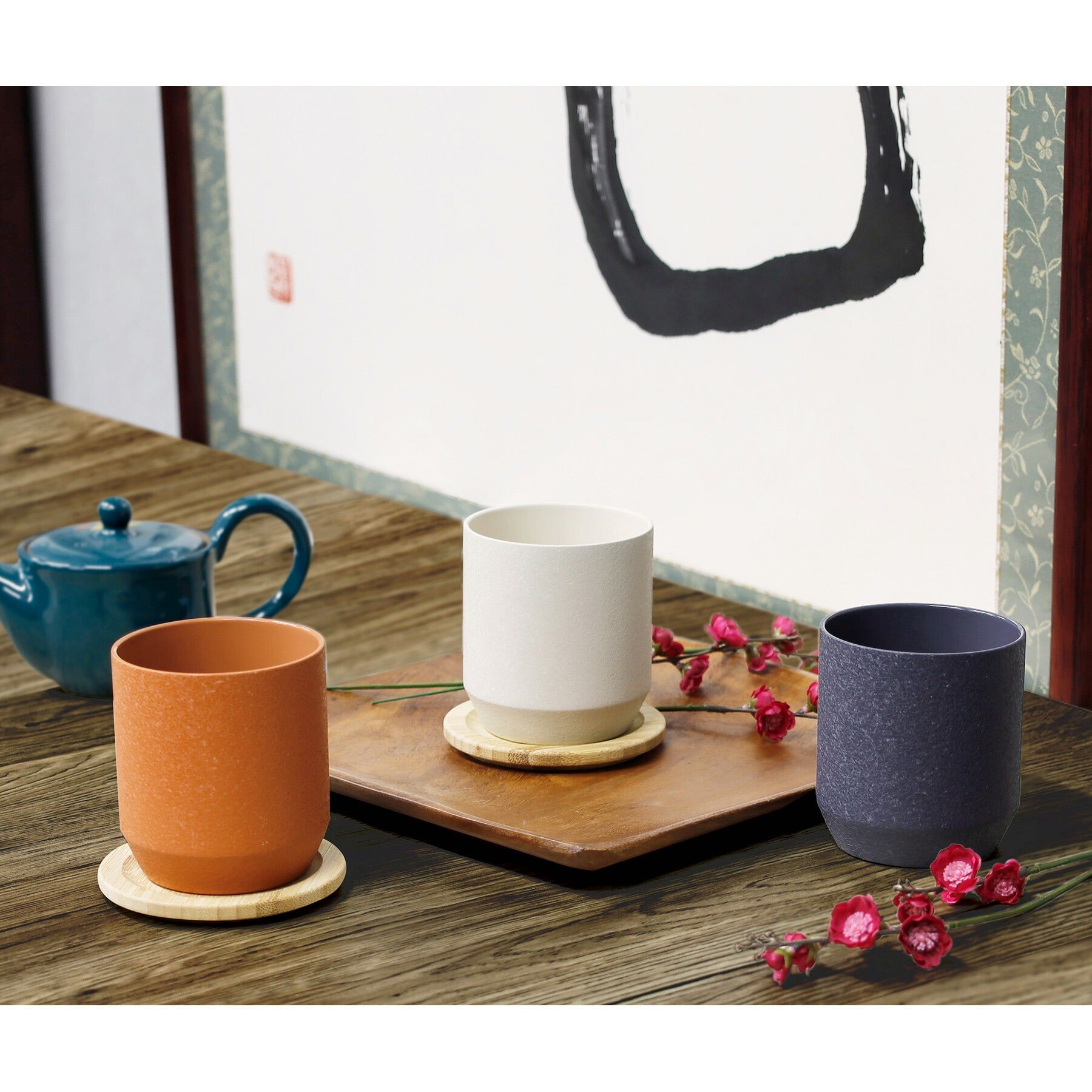 ゆのみタンブラー300ml TBY-30 [ステンレスタンブラー 保温 保冷