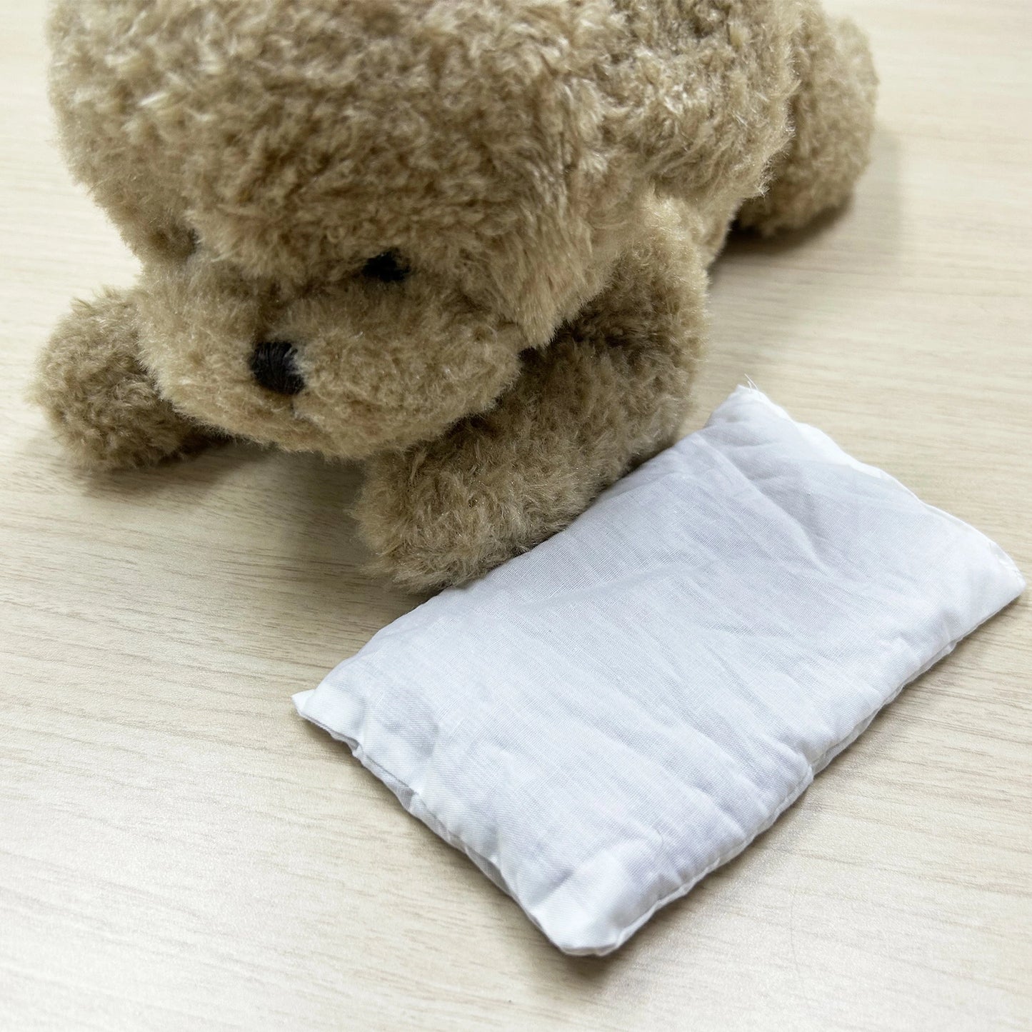 ワイズポート おやすみトイプーWarmer ウォーマー アプリコット【電子レンジで温める ぬいぐるみ型 ホットウォーマー 湯たんぽ カイロ プレゼント ギフト リラックス 癒し 添い寝 エコ】