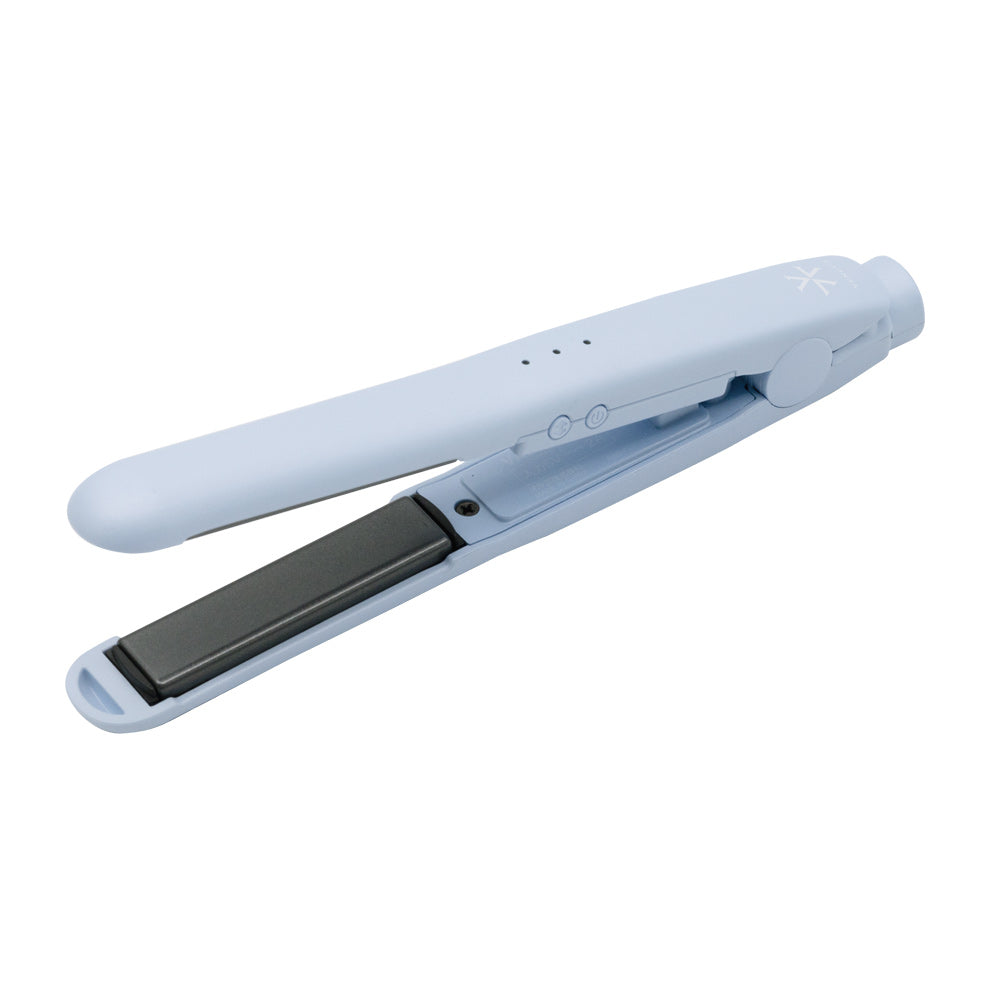 【キャンペーン特典付】VENUSiS モバイルミニアイロン VAS-2400UB [軽量 持ち運び ストレートヘアアイロン ミニヘアアイロン 給電式 TYPE-C 3段階温度調整 旅行 学校 軽い 小さい 旅行 耐熱カバー付き]