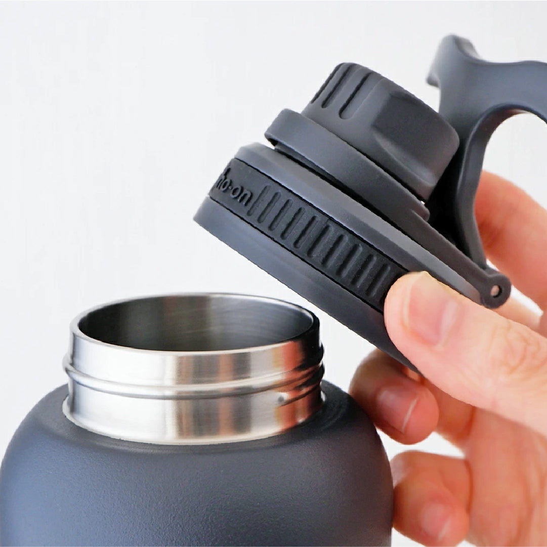 グラブフラスク 1.0L ピンク GF-100（PK）【おしゃれ かわいい 実用的 スリム コンパクト たっぷり入る スポーツボトル スポーツドリンクOK 抗菌剤配合 保冷 軽量 使いやすい 洗いやすい ステンレス まほうびん 魔法瓶】