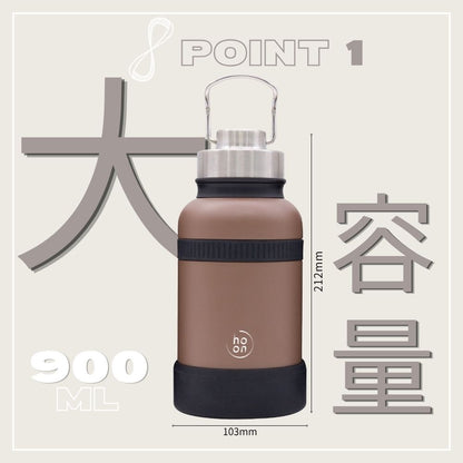 ウィズボトル 900ml GFW-90  大容量 耐久性 アウトドア 水分補給 お散歩 キャンプ 花見 ピクニック 軽量