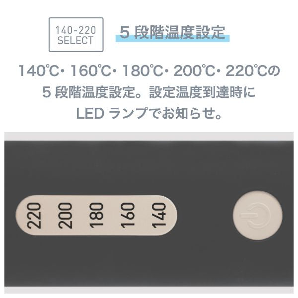 マイナスイオン ストレートヘアアイロン VAS-8200E