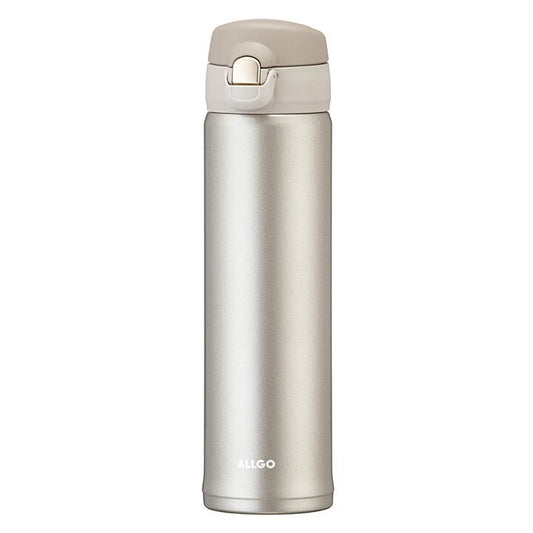 ステンレスマグボトル 600ml シャンパンゴールド MBS-600（CG）【水筒 ステンレス ワンタッチ 軽量 携帯ボトル マイボトル まほうびん 魔法瓶】