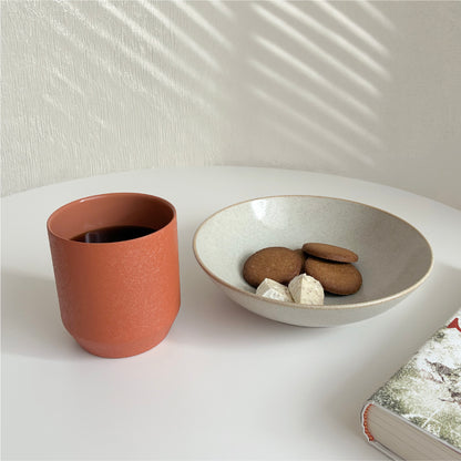ゆのみタンブラー 300ml 保温保冷 蓋つき ステンレス 陶器風 和モダン 結露なし 来客用 ワークスペース 卓上 在宅ワーク TBY-30