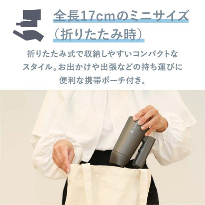 【NEW】マイナスイオンミニドライヤー　VDM-1150E4