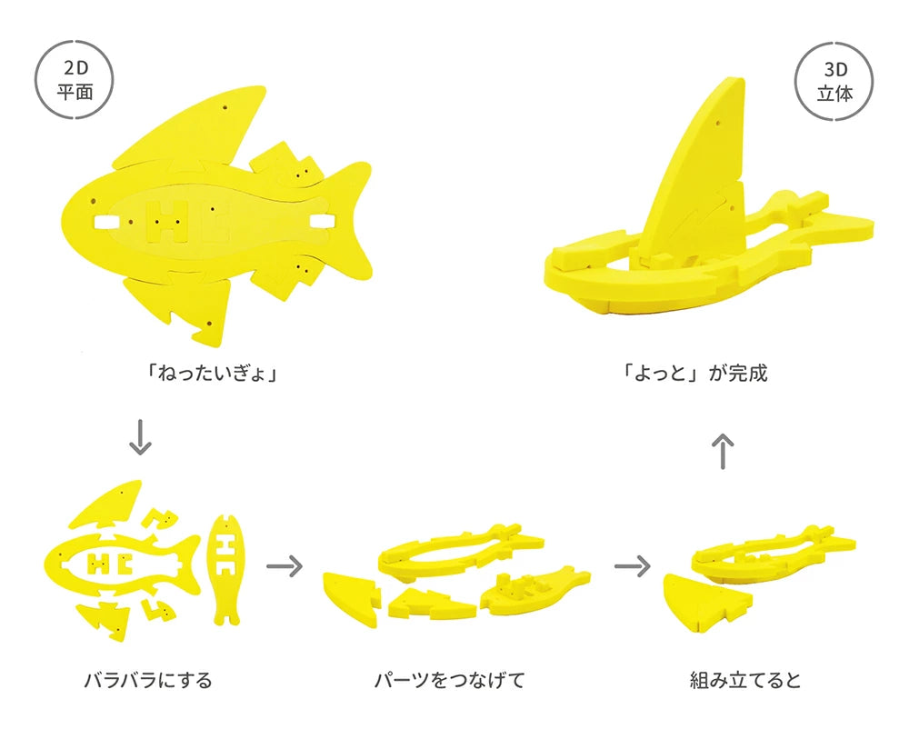 シャオール フローティック【知育玩具 プレゼント パズル 3歳 立体 想像力 カラフル 集中 達成感 お風呂時間 遊び 組み立て】