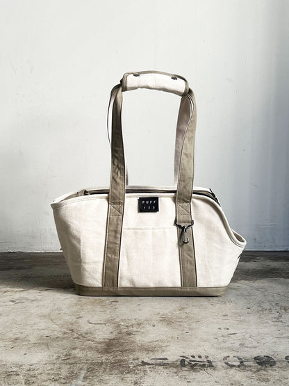 【送料無料】pet carry canvas tote L【ペット用 キャリーバッグ トートバッグ 軽量 おしゃれ 人気 多機能 キャンバス カジュアル】