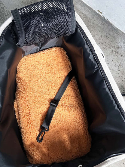 【送料無料】pet carry canvas tote L【ペット用 キャリーバッグ トートバッグ 軽量 おしゃれ 人気 多機能 キャンバス カジュアル】