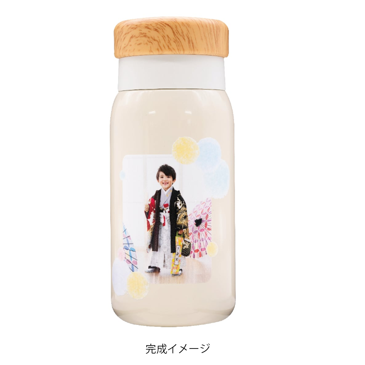 【送料無料】オリジナルプリントボトル 280ml【写真 360度印刷 フォト プリント フルカラー オーダーメイド 水筒 お子様 子供 七五三 誕生日 敬老の日 孫 イベント 記念品 ペット サッカー 野球 卒団 世界に一つ ノベルティ OEM】