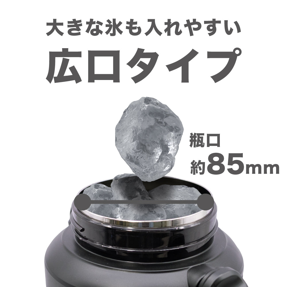 【NEW】ポータブルジャグ 3リットル PJZ-30N 保冷専用 大容量 スポーツドリンク対応 部活 アウトドア 作業 水筒 軽量  直飲み ステンレスボトル