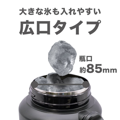 【NEW】ポータブルジャグ 3リットル PJZ-30N 保冷専用 大容量 スポーツドリンク対応 部活 アウトドア 作業 水筒 軽量  直飲み ステンレスボトル