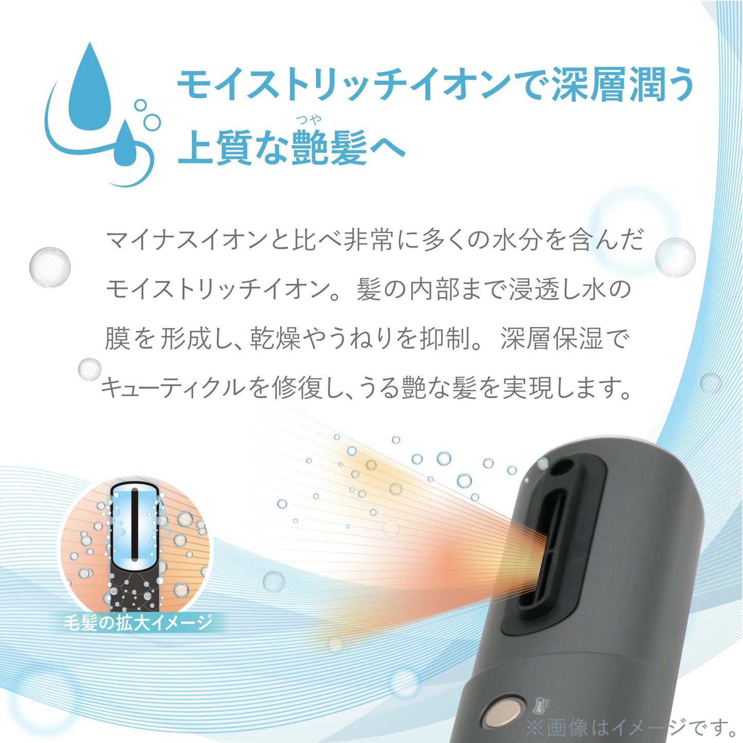 【キャンペーン特典付】スリムフィットドライヤー VDS-7200[軽量 スリム 速乾 高耐久艶髪 美髪 プラズマイオン コンパクト BLDCモーター スティックドライヤー ヒビノオーガニックオイル150ml付]